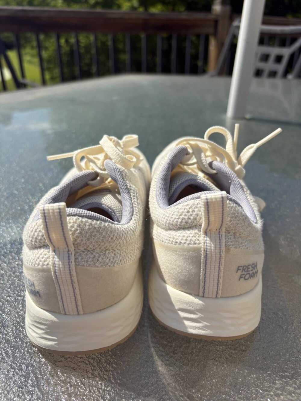 New Balance Women's 7 Fresh Foam Arishi v3 Running Shoe in Angora Grey - Picture 3 of 7